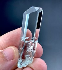 65 Carat Diamond Cut Aquamarine Crystal Specimen From Skardu Pakistan picture
