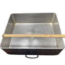 Vtg Wear Ever Aluminum Roasting Pan. No Lid picture