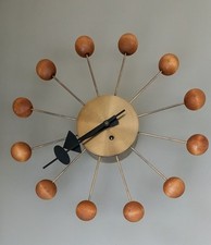 Rare Vintage 1950s George Nelson For Herman Miller Original Ball Clock Key-Wind picture
