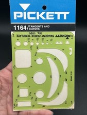 Vintage Pickett Template 1164 Tangents And Curves Drafting New Engineering picture
