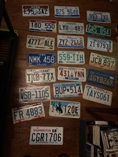Choice Lot Of 6 License Plates U Choose 6 picture
