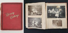 1876-19? antique SCRAPBOOK PHOTOS seward pa SHAW MEANS ARNOT WILEY family picture