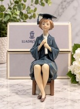 LLADRO Girl Graduate Figurine 5199 | Porcelain Collectible | Spanish Hand Painte picture
