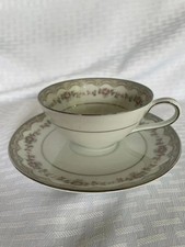 Vintage Noritake Glenwood 5770 Tea Cup and Saucer Set Fine China Japan picture