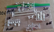 Nice Chrome Motor Parts 1/24/25 scale  unknown kit  Package # 2038   picture