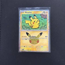 Pikachu 034/128 (12/30) - Holo Pokémon 30th Anniversary Celebration Collection picture