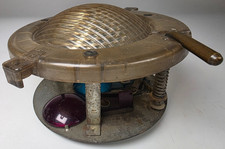 Vintage EM Railroad Railway Signal Light G W R Red Green White Lens Assembly picture