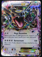 Pokémon Rayquaza EX Promo Holo Trading Card XY69 English 2015 picture