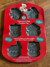 Wilton Gingerbread Village Cookie Pan Mold for Holiday Baking picture