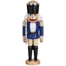 Seiffener Nutcracker King Blue Stained picture