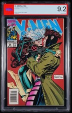 X-Men #24 Newsstand PSA 9.2 Marvel Comics 1993 Gambit Rogue KISS CLASSIC NOT CGC picture