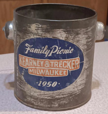 Vintage 1950 KEARNEY & TRECKER MILWAUKEE Machinery Employee Promo BEER BUCKET picture
