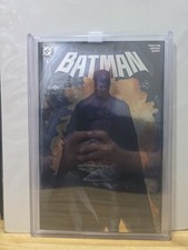 DC BATMAN #1 SIGNED DAN QUINTANA NYCC FOIL VARIANT. ENAMEL SIGNATURE 9.8+ COND  picture