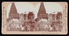 Photo:Tanjore India Great Pagoda Temple 1902 Stereograph Scan picture