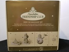 SNOWBABIES FRIENDSHIP CLUB 2000 MEMBERSHIP KIT DEPARTMENT 56 picture