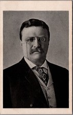 Theodore Roosevelt RPPC Private Mailing Card President Portrait Early 1900s picture