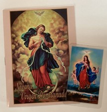 Novena Virgen Desatanudos Estampita. Our Lady Of Untier Of Knots Prayer Oracion picture