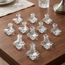 10 PCS, CLEAR CHANDELIER CRYSTAL LAMP PARTS Crystal PRISMS 3.5