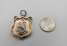 A.O.U.W American Order Of United Workman Fraternal Pendant Gold Plated picture