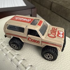 Hartoy Coca-Cola Coke 4x4 Jeep 1:64 Diecast SUV Vintage 1988 Toy Car picture