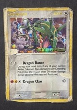 Pokemon Card-Rayquaza -Holo-Ex Emerald 9/106-ENG-STAMPED-DAMAGED picture