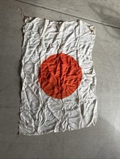 Vintage Japanese Silk Flag Ww2 Era 1940s Flag From Japan picture