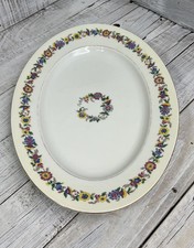 Lovely Bohemia Cecil Fine China Serving Platter Made In Czechoslovakia Floral 💐 picture