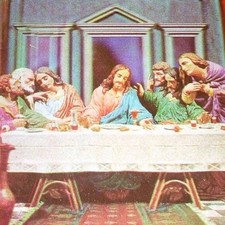 The Last Supper Multi Motion Collector Series Postcard Printed in USA picture