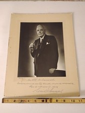 Louis St. Laurent Canadian Prime Minister Inscribed Photo  picture