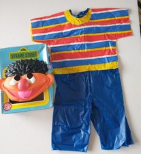 Vintage1979 Ben Cooper Halloween Sesame Street ERNIE MASK COSTUME w/Box Tiny Tot picture
