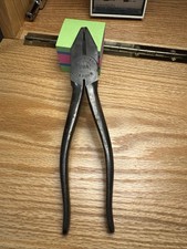 Vintage KRAEUTER No. 1830-8 Linesman Pliers with Side Cutters-USA VGUC picture