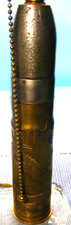 Vintage WW1 Trench Art Lamp Mortar Shell picture