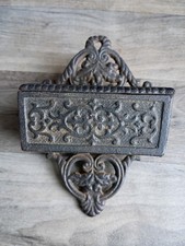 vintage Wilton cast iron wall mount match holder  picture
