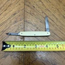 Vintage Swan Works Ohligs Pocket Knife Germany Double Folding Blades picture