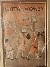 Rare Kellogg Adverti Print - Votes for Women– 1914 Art Print picture