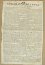 REV WAR HERO GENERAL LAFAYETTE VISITS  PHILADELPHIA SEPT 1824 NEWS picture