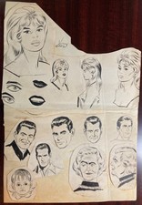 Ken Ernst MARY WORTH original art work picture