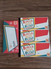 Vintage 1993 Burger King Bucks $1 Gift Certificates - 3 Books Of 5 picture