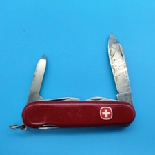 Wenger Delemont Vintage Red Retired Swiss Army Knife Apprentice EDC a picture