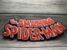 The Amazing Spider-Man Logo Wall Art | Desk Shelf Art Sign Display Decor picture