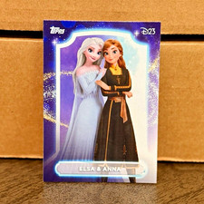 2026 Disney D23 Exclusive Topps Promo Card Elsa & Anna D23-2 picture