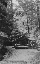 Postcard WI: Upper End of Witches Gulch, Dells of the Wisconsin DB picture