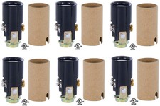 Candelabra Base Keyless Phenolic Socket, 1-1/2 Inch High, 1/8 IP Female, 6 pack picture