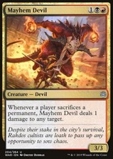 Mayhem Devil ~ War of the Spark [ EX ] [ Magic MTG ] picture