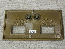 Corbin Brass Post Office Box Door 87-A US Flying Eagle Double Dial Mailbox READ picture