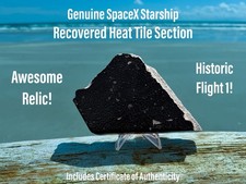 Space X Starship SN24 Heat Shield Tile Flight 1 Surface Section IFT-1 Set X-Lg picture