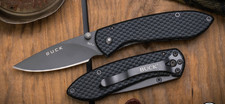 Buck Knives 327CFS CARBON FIBER Nobleman Gentleman’s Folding Knife *NEW IN BOX* picture