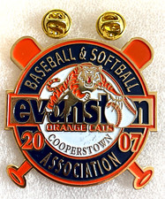 2007 COOPERSTOWN Evanston Association  Baseball & Softball  Pin . #11 picture