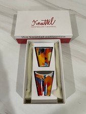Egg Cup and Spoons Knuttel Tipperary Crystal The Café Collection Set of 2 picture