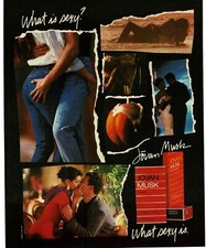 1988 JOVAN Musk Cologne For Men what is sexy Vintage Print Ad picture